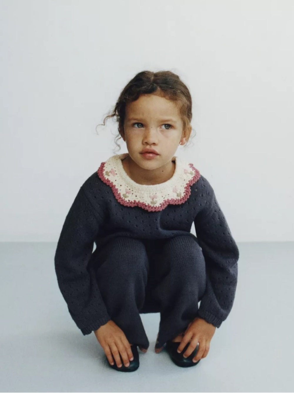 ZARA CROCHET KNIT SET